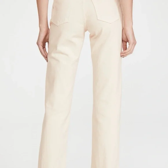 SLVRLAKE *NWOT* London Jeans in Ecru - Picture 3 of 10